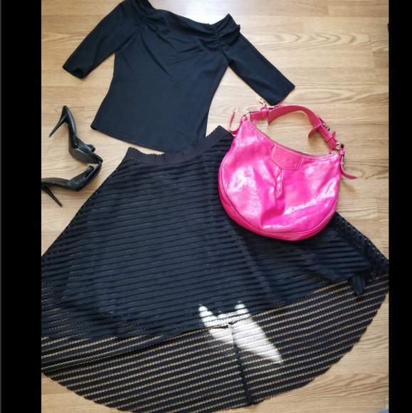 90's Style! Hot Pink Louisa Shoulder Bag w Duster - Picture 3 of 8